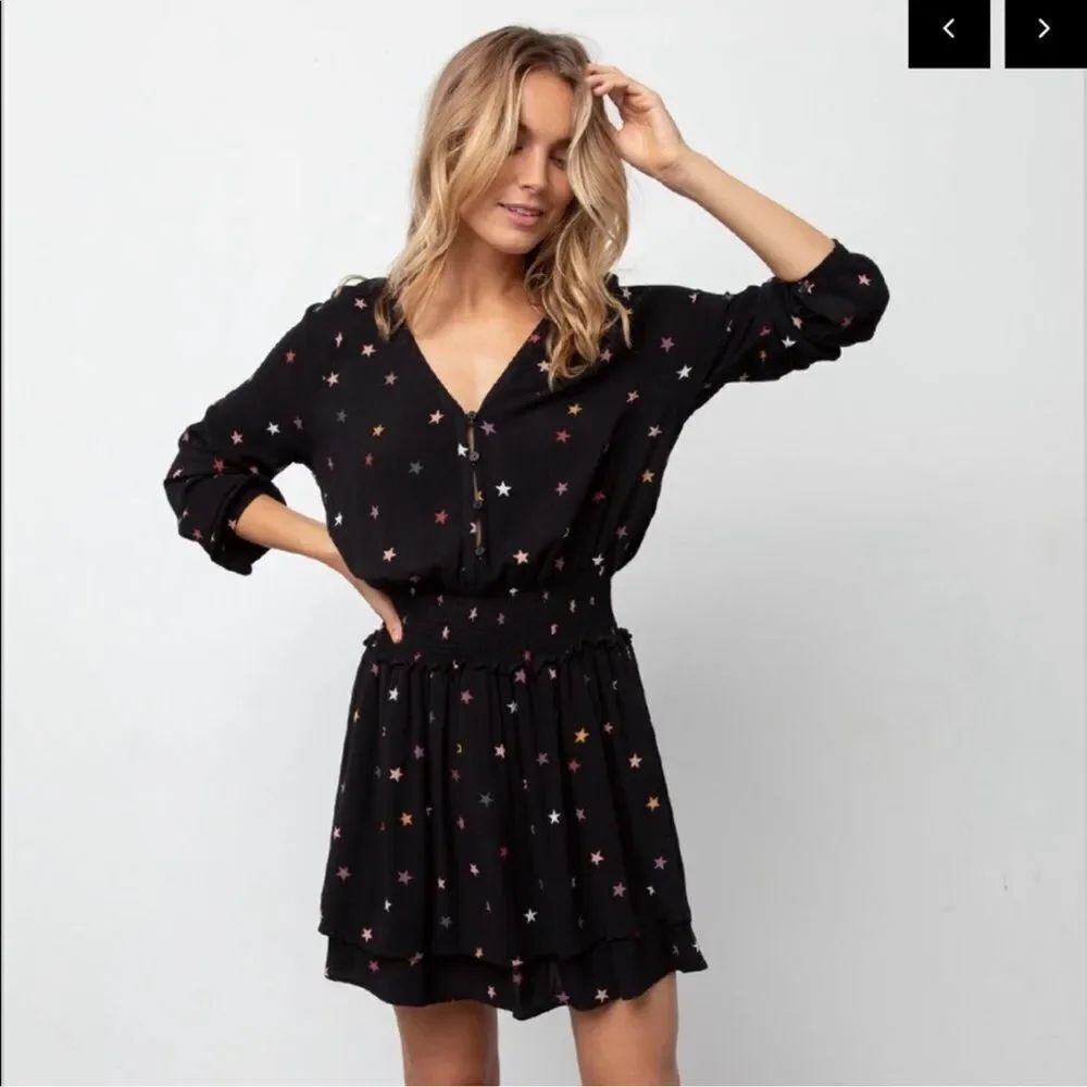 RAILS RAINBOW STARS DRESS